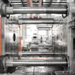 Two platen design brings larger range of die height, as well as daylight with up to 30% less footprint.